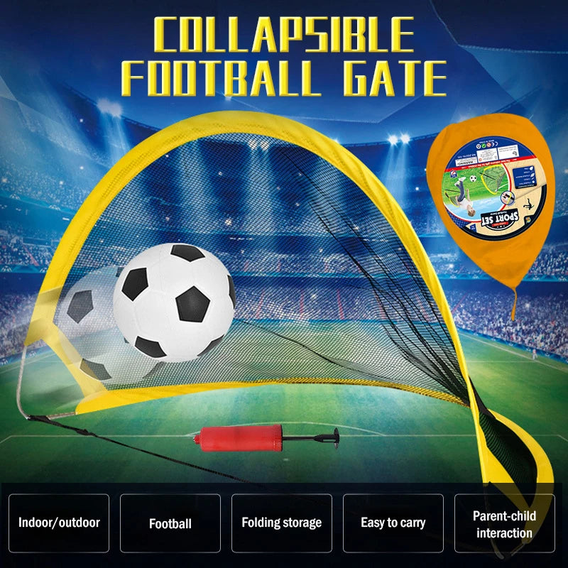 Folding Soccer Door Training Goal Net