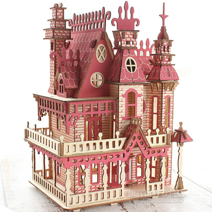 3D Wooden Puzzle Fantasy Dream Villa