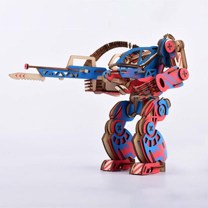 3D Wooden Puzzle Mechanical Armor