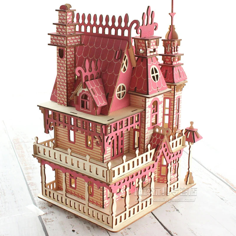 3D Wooden Puzzle Fantasy Dream Villa