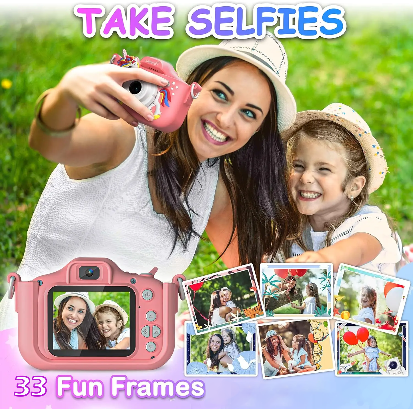 Kids Camera with 32GB SD Card