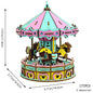 3D Wooden Puzzle Carousel