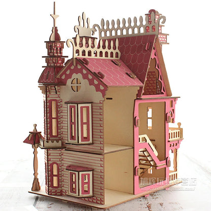 3D Wooden Puzzle Fantasy Dream Villa