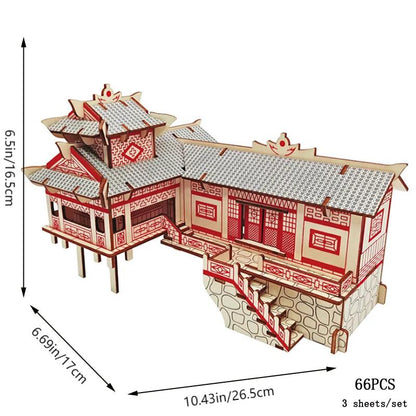 3D Wooden Puzzle Chinese Antient Building