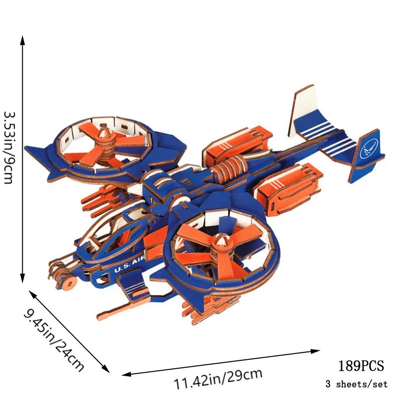 3D Wooden Puzzles Flightcraft