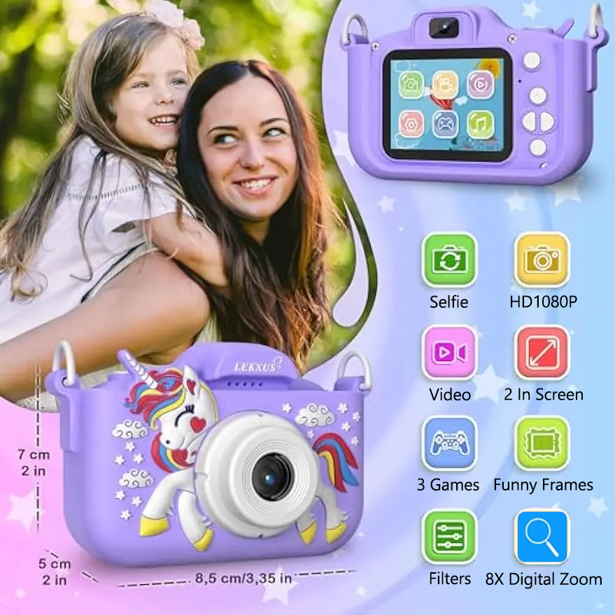 Kids Camera with 32GB SD Card