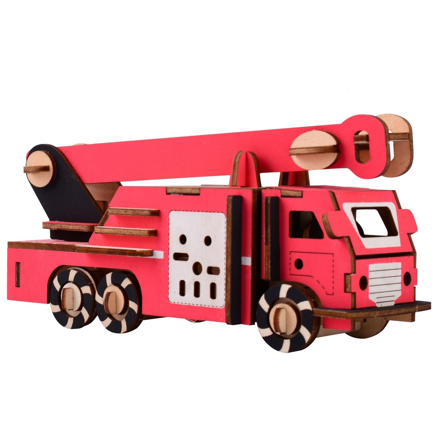 3D Wooden Puzzle Fire Truck