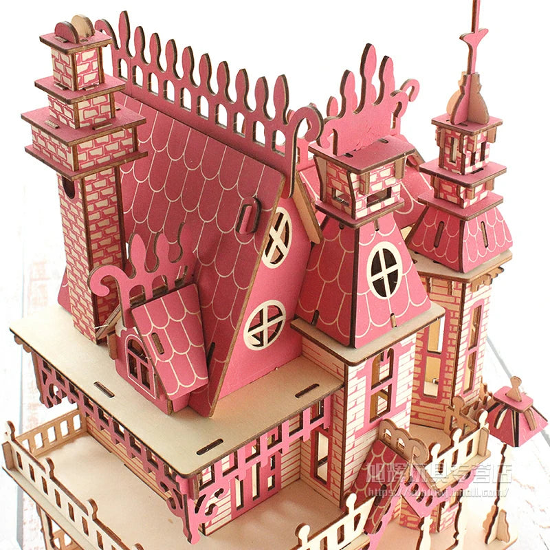 3D Wooden Puzzle Fantasy Dream Villa