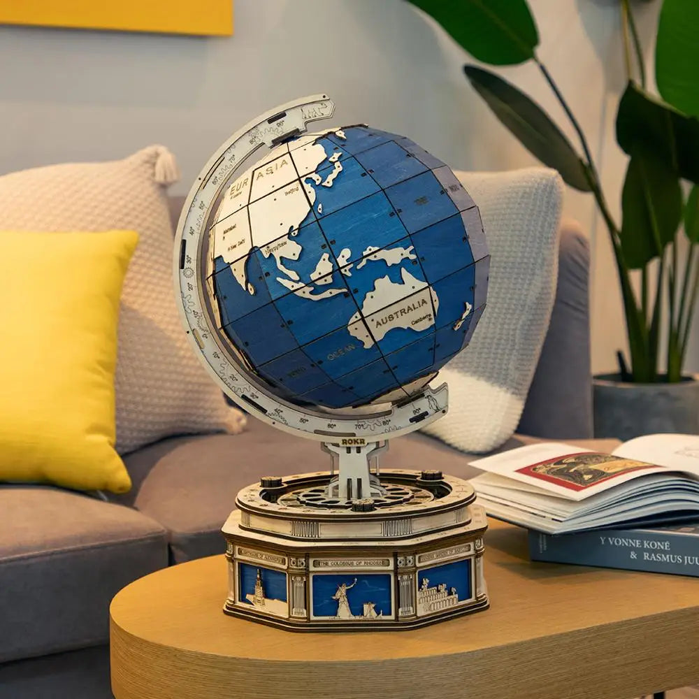 3D Wooden Puzzle Globe