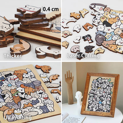 Wooden  Jigsaw Puzzles - Animals