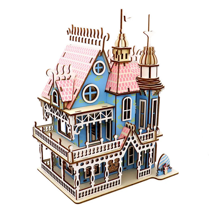 3D Wooden Puzzle Fantasy Dream Villa