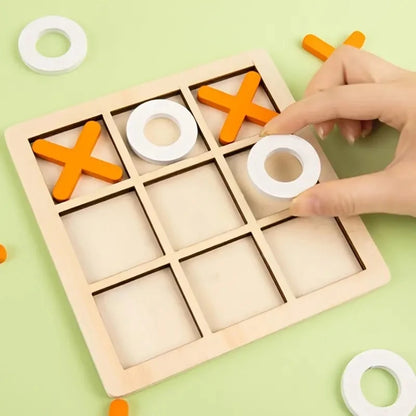 Wooden Tic Tac Toe Game