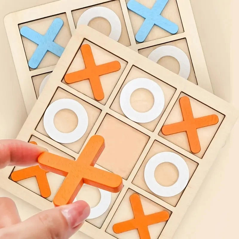 Wooden Tic Tac Toe Game