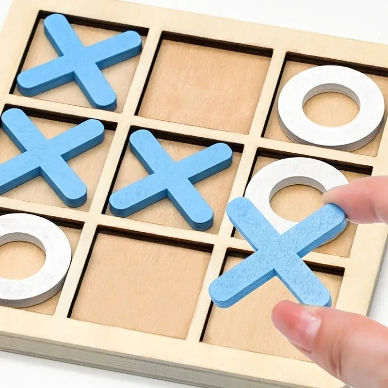 Wooden Tic Tac Toe Game