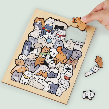 Wooden  Jigsaw Puzzles - Animals