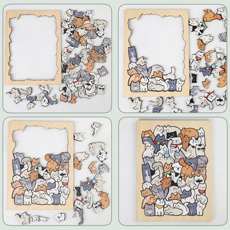 Wooden  Jigsaw Puzzles - Animals