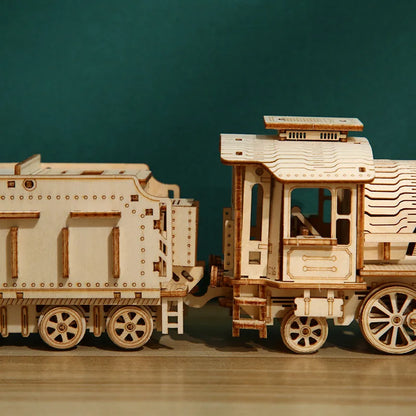 3D Wooden Puzzle Train