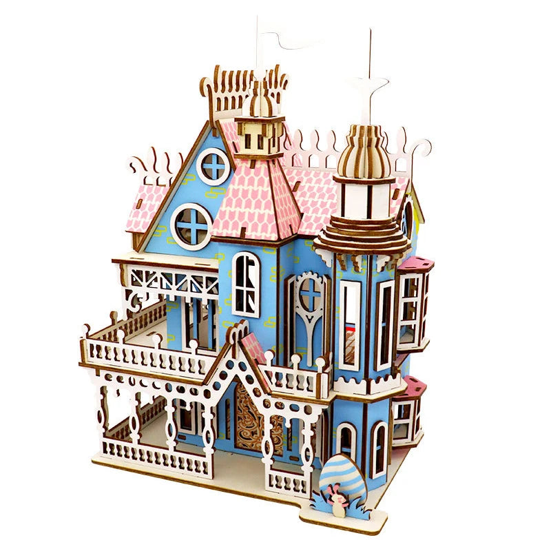 3D Wooden Puzzle Fantasy Dream Villa