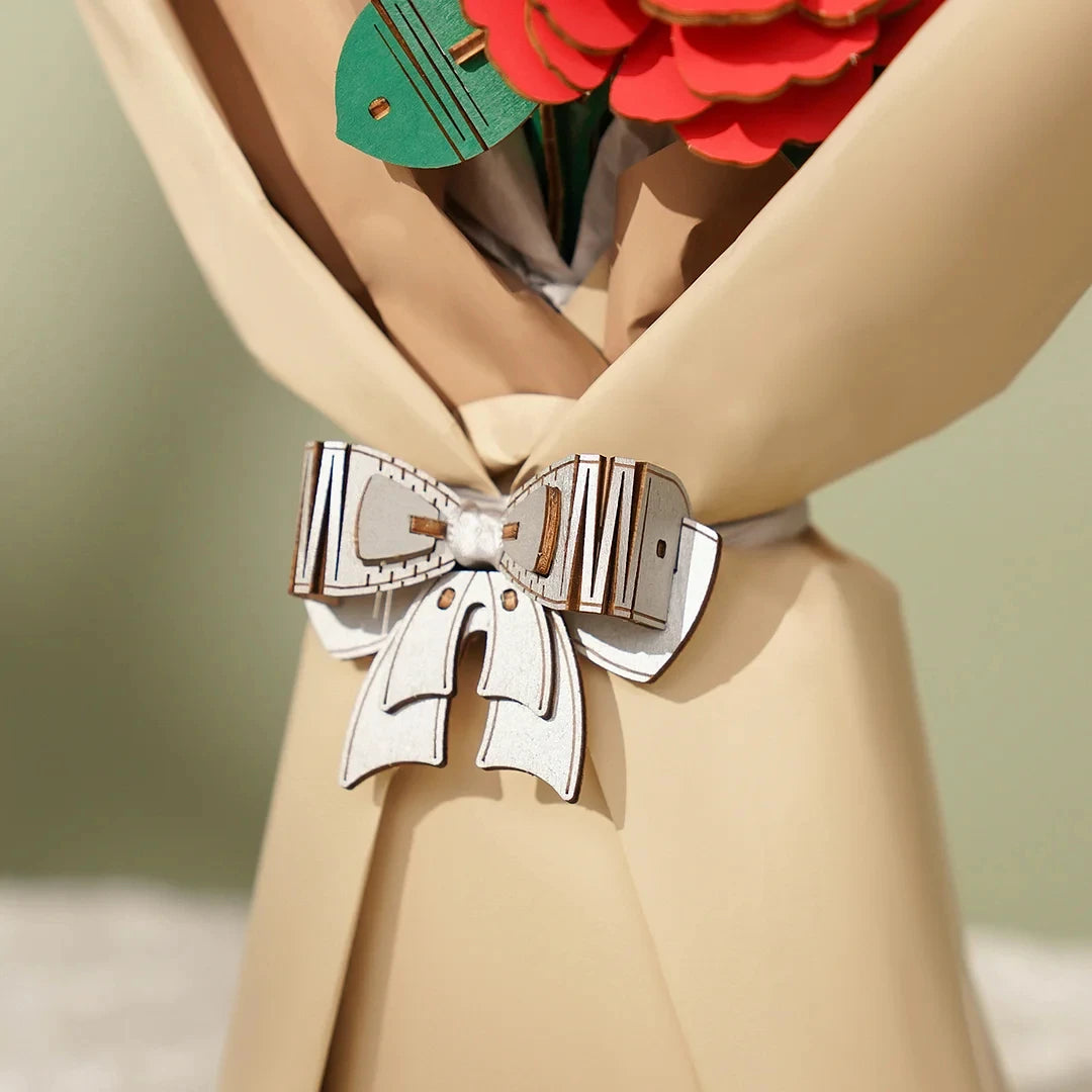 3D Wooden Puzzle Flower Bouquet