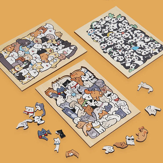 Wooden  Jigsaw Puzzles - Animals