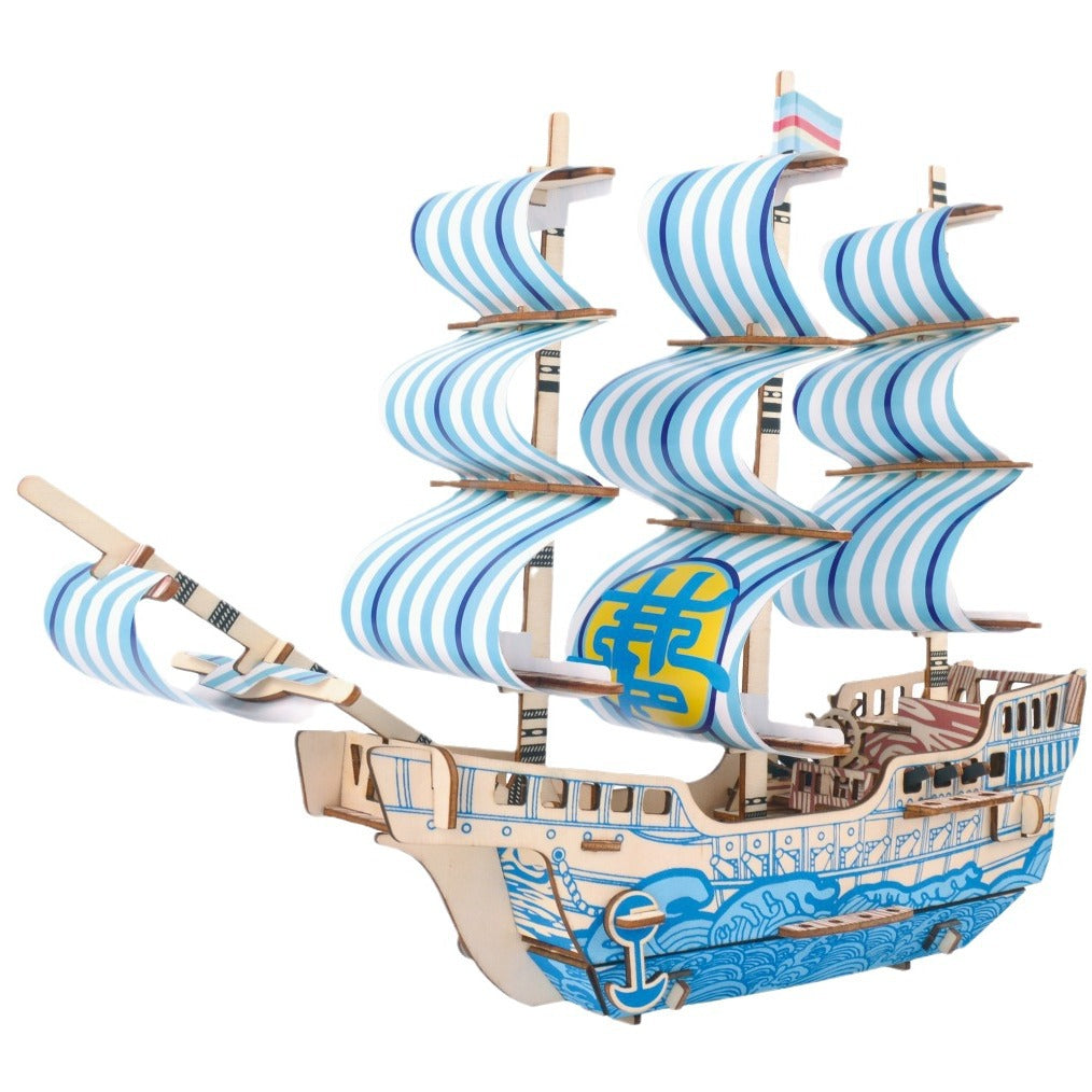 3D Wooden Puzzle Sailing Boat